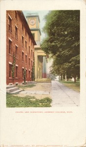 1908-08-28 Chapel and Dormitory, Amherst College, Mass.