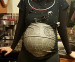 Baby Bump Death Star Halloween Costume